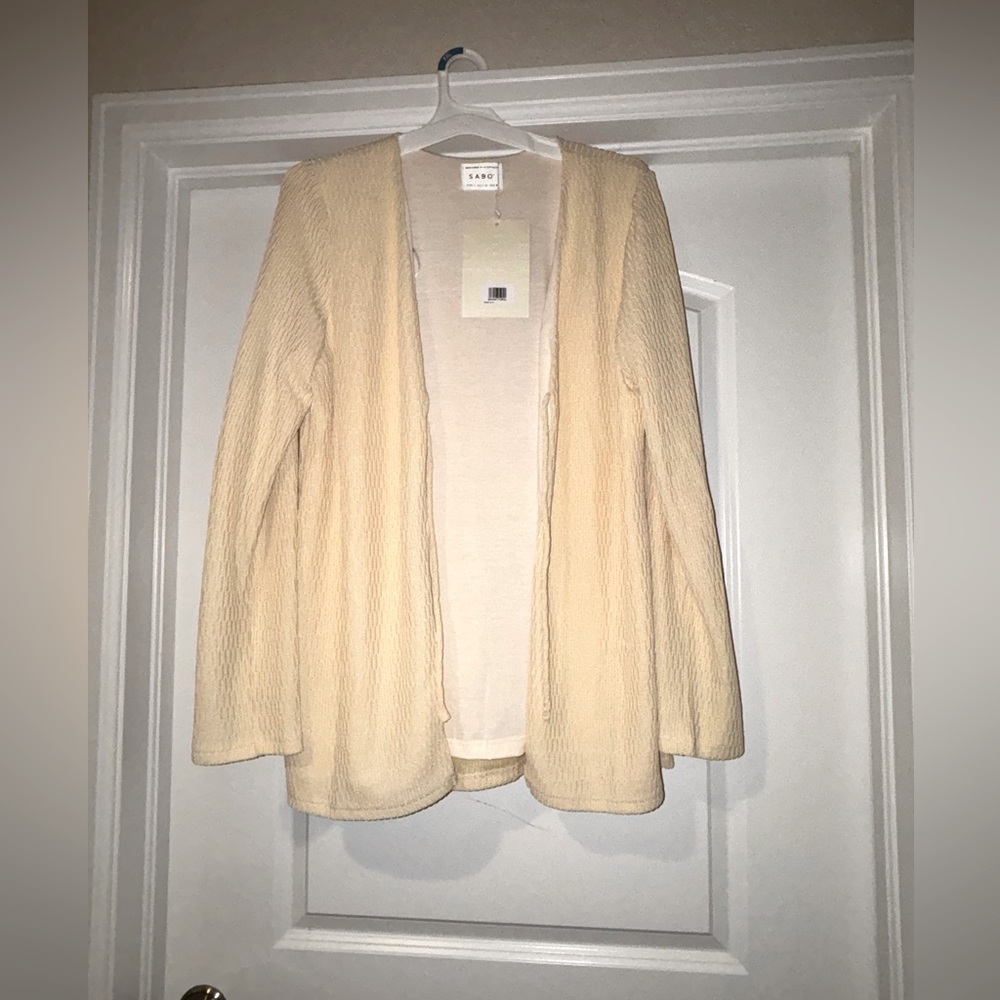 Sabo tie front cardigan